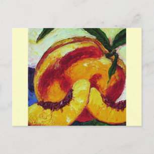 Pfirsich Postkarte