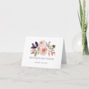 Pfirsich Rosa Lavendel Lila Wildblumen Danke