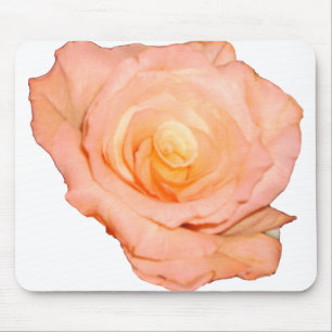 Pfirsich-Rose Mousepad