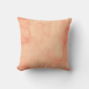 Pfirsich-Sorbet-Aquarell Kissen