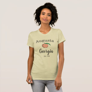 Pfirsich-T - Shirt Augustas Georgia für Frauen 2