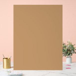 Pfirsich-Tan-Farbbblock   Sanfte Hochzeitsgestaltu Acrylschild