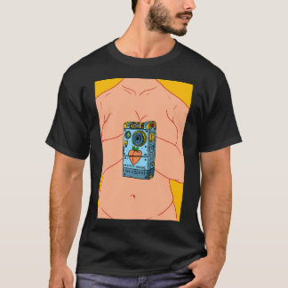 Pfirsich Telefon. Fett ist sexy. Funny Handy Poste T-Shirt