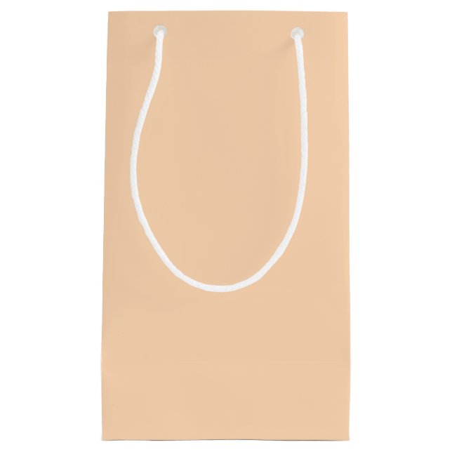 Pfirsich und Creme  Kleine Geschenktüte (Vorderseite)