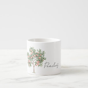Pfirsichbaum Pfirsiche Espressotasse