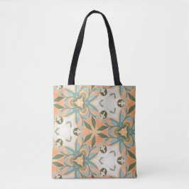 Pfirsichblaue botanische nahtlose Muster