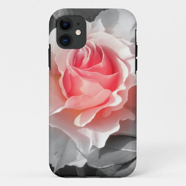 Pfirsichbliss-Rose Case-Mate iPhone Hülle (Rückseite)
