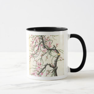 Pfirsichblüte (Farbe auf Papier) Tasse