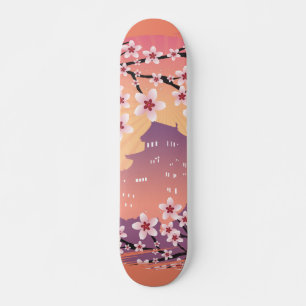 Pfirsichblüte Skateboard