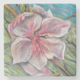 Pfirsichblüte Steinuntersetzer