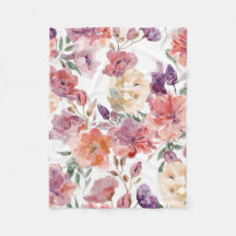 Pfirsichblüten Aquarell Blumen Botanische Blüten