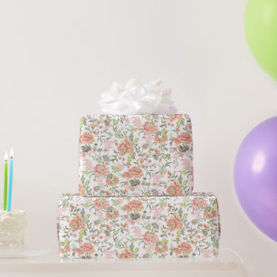 Pfirsichblüten und Kolibri Geschenkpapier