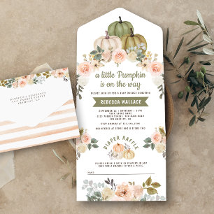 Pfirsichblütendusche All In One Einladung