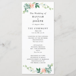 Pfirsichblütenhochzeit Programm