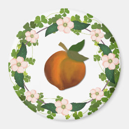 Pfirsichblütenkranz Magnet