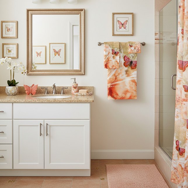 Pfirsiche Badhandtuch Set (Von Creator hochgeladen)