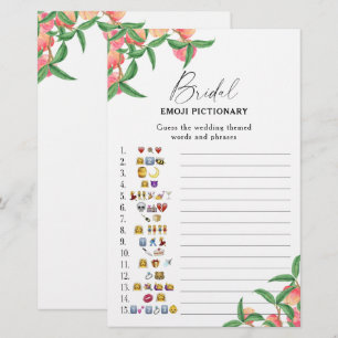 Pfirsiche - Brautparty Emoji pickgame