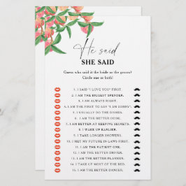 Pfirsiche - Er sagte, sie sagte Brautparty