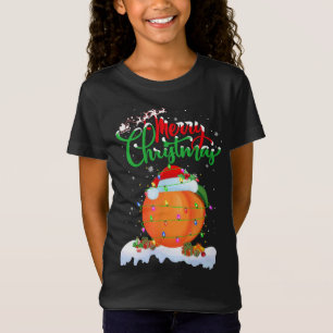 Pfirsiche Fruit Lover Xmas Weihnachten T-Shirt