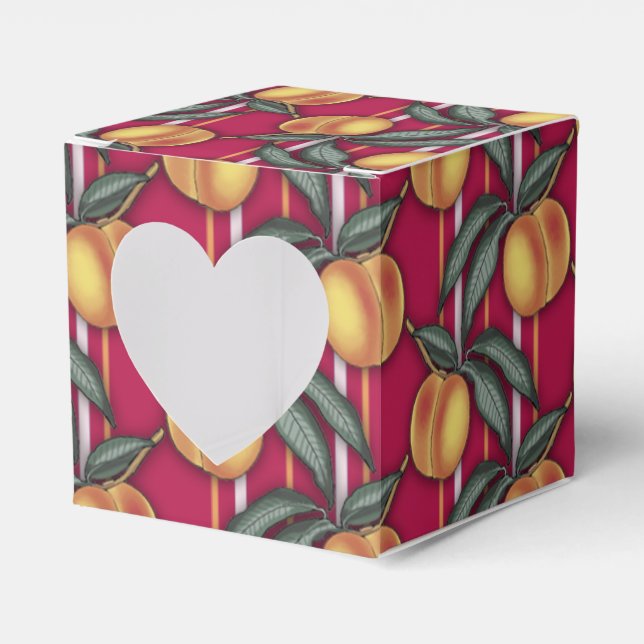 Pfirsiche Geschenkschachtel (Vorderseite)