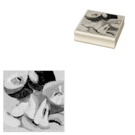 Pfirsiche Gummistempel