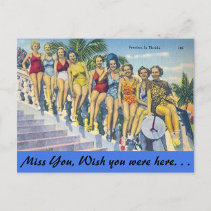 Pfirsiche in Florida Postkarte