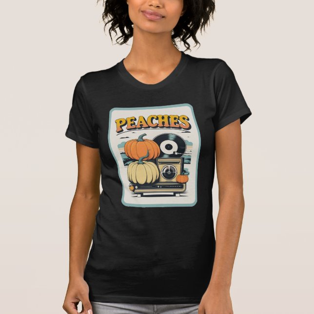 Pfirsiche Platten T-Shirt (Vorderseite)