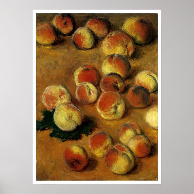 Pfirsiche Poster (Vorne)