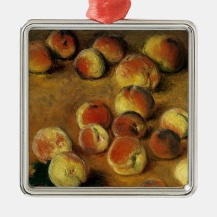 Pfirsiche Silbernes Ornament