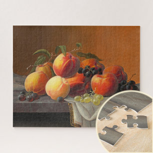 Pfirsiche, Trauben und Äpfel, Fine Art Puzzle