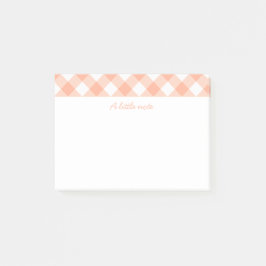 Pfirsiche und Creme-Post-it-Noten Post-it Klebezettel