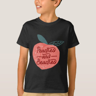 Pfirsiche und Strände Süßes Fruchtpfirsich T-Shirt