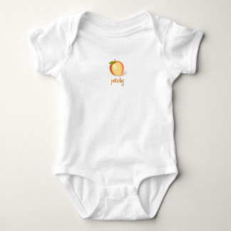 pfirsichfarben baby strampler