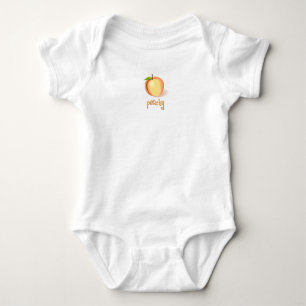 Pfirsichfarben Baby Strampler