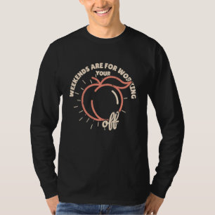 Pfirsichfrucht Klassischer Aprikosen-Pfirsich-Woch T-Shirt