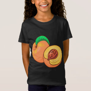 Pfirsichfrüchte Lebensmittel Vegan Vegetarisch T-Shirt
