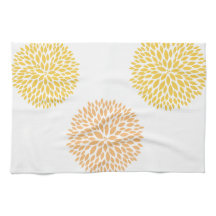 Pfirsichgelbe Blumen