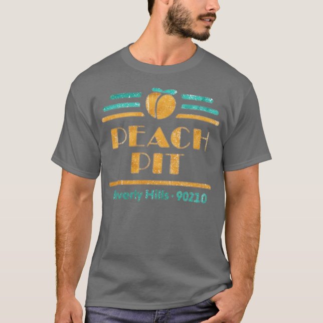 Pfirsichgrube Diner T-Shirt (Vorderseite)