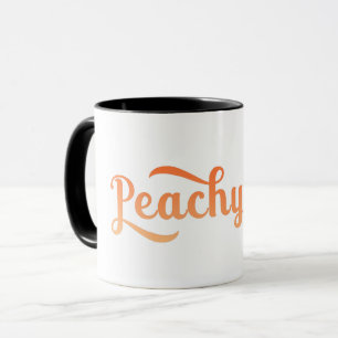 PFIRSICHIG Retro-Typen Vintage-Grafikmode Tasse