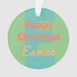 Pfirsichkoralle Ornament