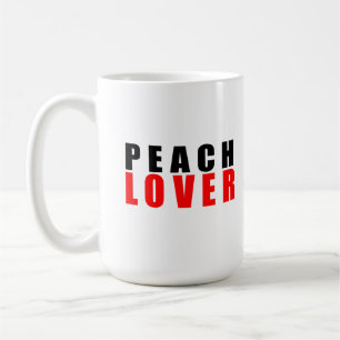 Pfirsichliebhaber Kaffeetasse