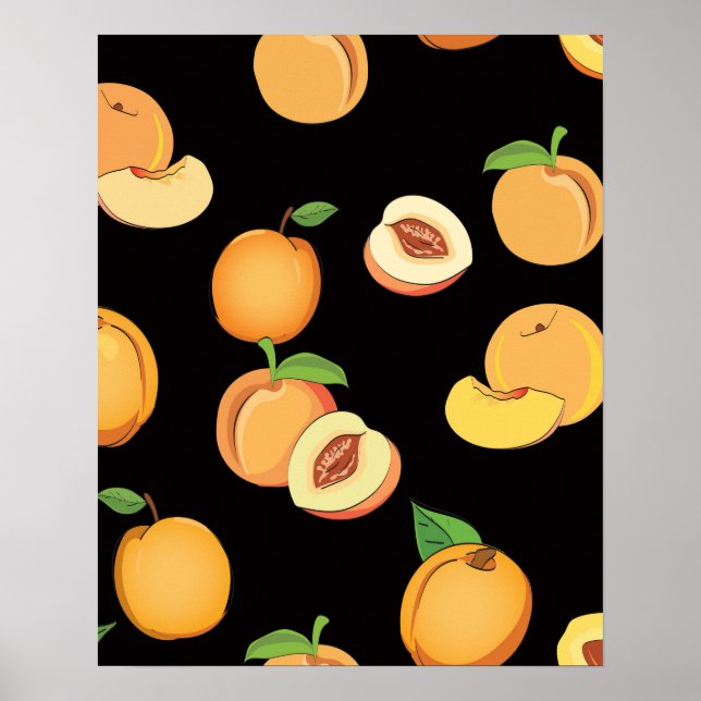 Pfirsichmuster 5 poster (Vorne)