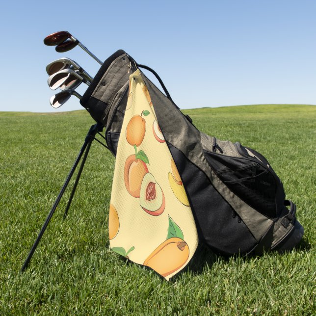 Pfirsichmuster 7 golfhandtuch (Gras)