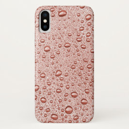 Pfirsichorangefarbene Wassertropfen Case-Mate iPhone Hülle