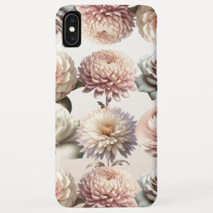 Pfirsichrosa Cremig Weiße Blumen Floral Case-Mate iPhone Hülle