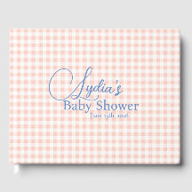 Pfirsichrosa Gingham-Karo-Peel-and-Stick-Wallpaper