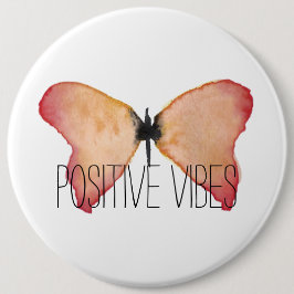 Pfirsichschmetterling mit personalisierten button