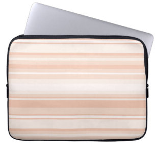 Pfirsichstreifen Laptopschutzhülle