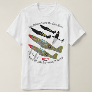 Pfive1 Spitfire P-51 Gewinner T-Shirt