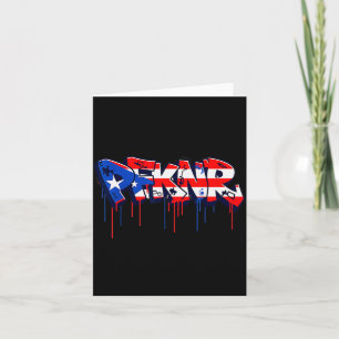 Pfknr Puerto Rico-Flagge Graffiti Coquí Erbe Karte